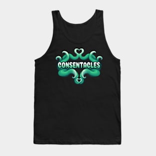 Green Consentacles Tank Top